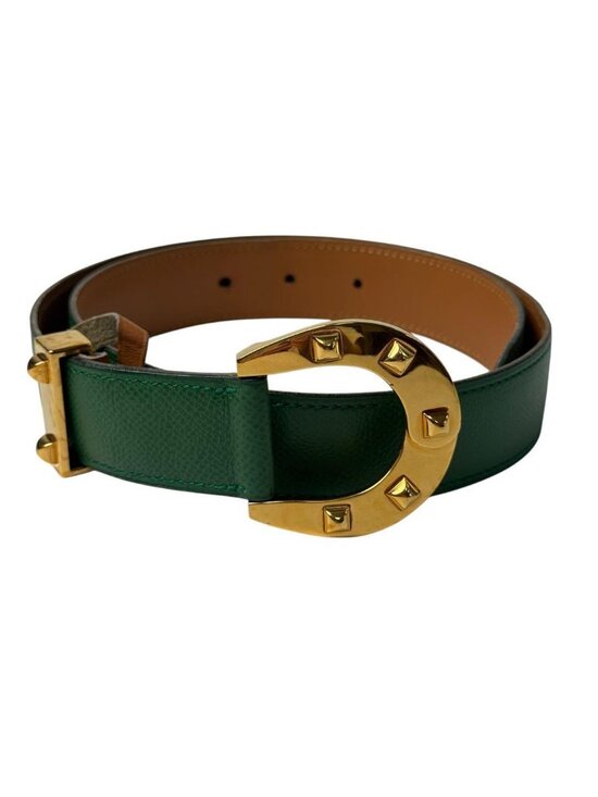 Hermes Horse Schubert Horseshoe GD 70 Vintage Belt main image 9